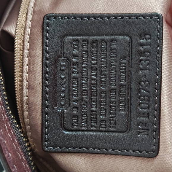 Coach Zoe Patchwork Shoulder Bag - Picture 12 of 16